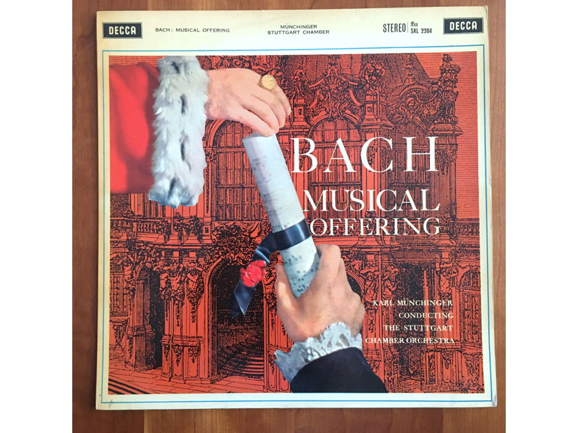 RARE: UK DECCA  WBDG BACH: Musical Offering, Stuttgart Chamber Orch,Münchinger..$40