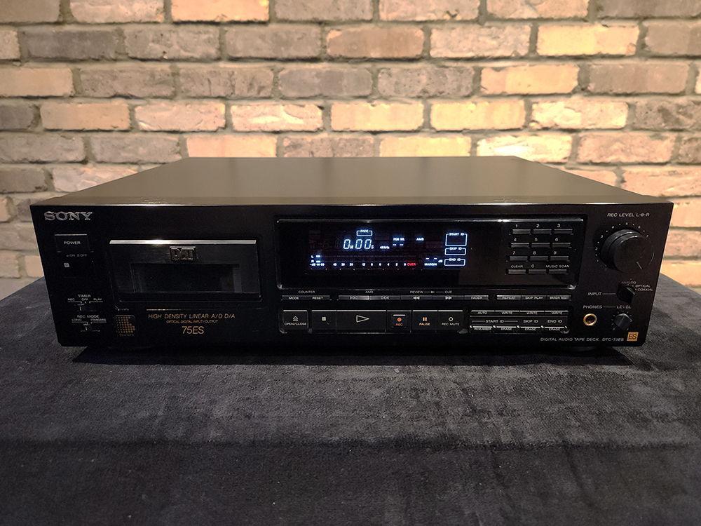 Sony DTC-75ES Digital Audio Tape Deck - Tested and Serv...
