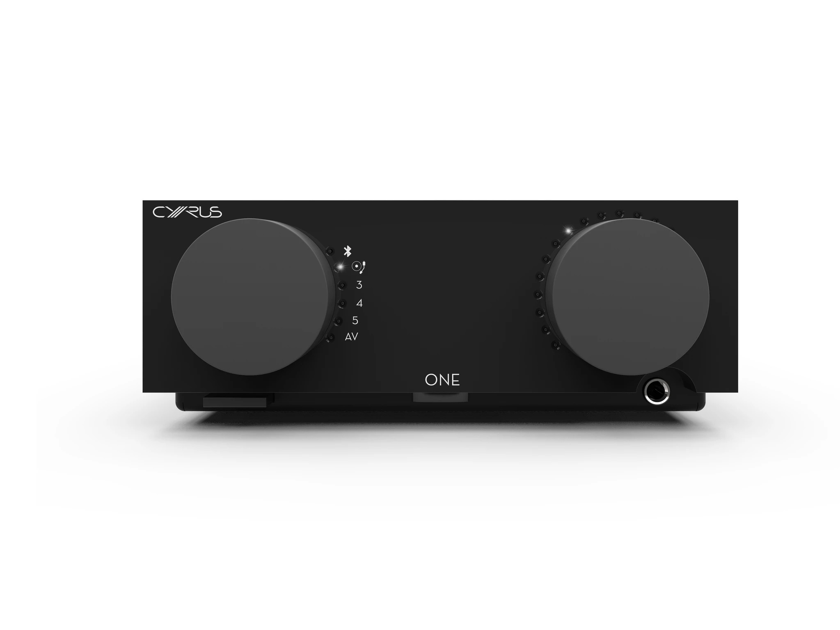 Cyrus ONE Integrated Amp with Phono and Bluetooth. New!. Trades are welcome.