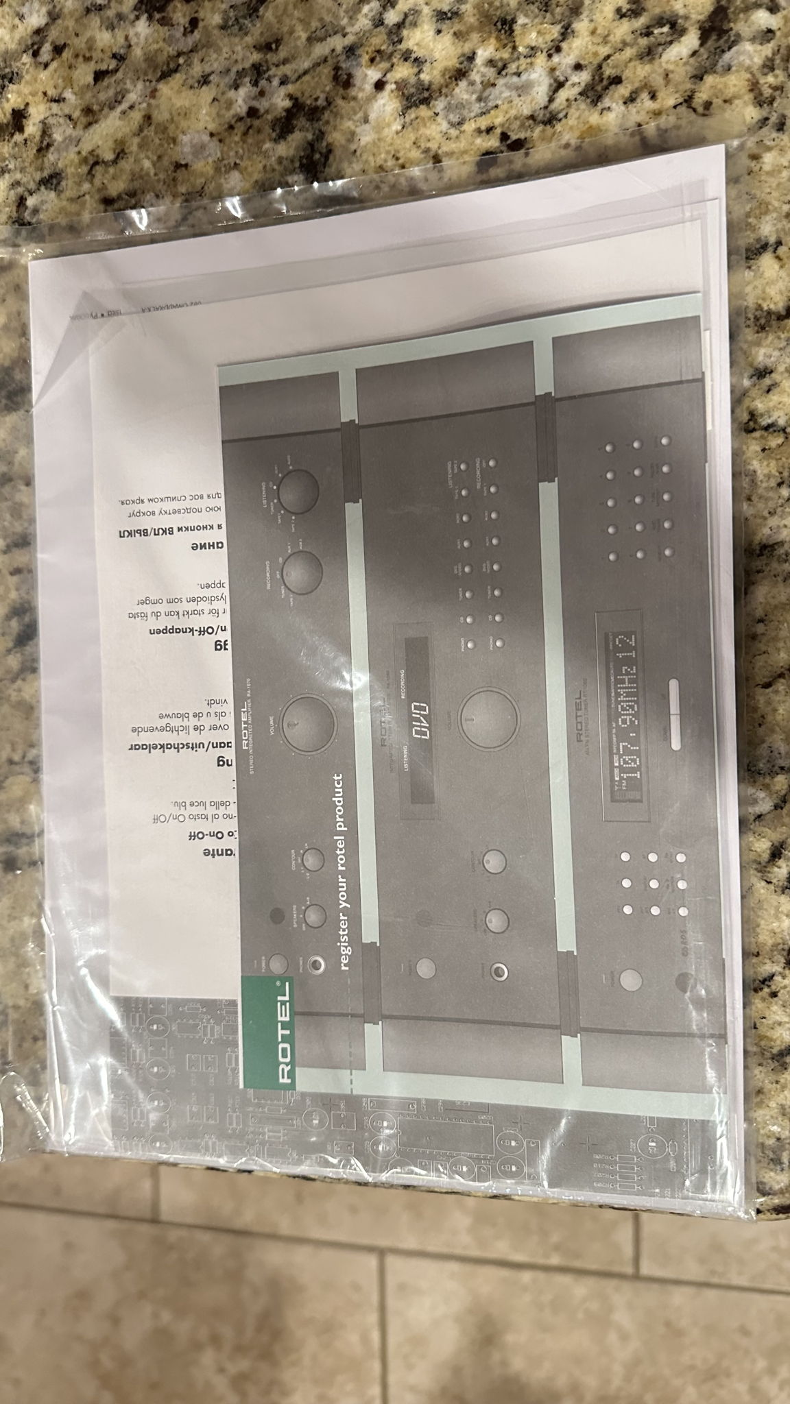 Rotel RB1582 Mkll stereo amplifier 5