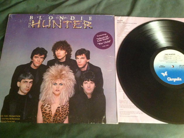 Blondie  The Hunter Chrysalis Records Hyper Sticker Fro...