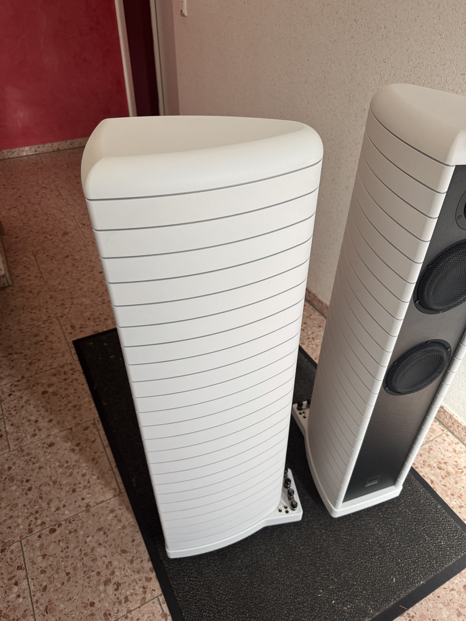 Gauder Akustik DARC 80 speakers in white-silver 3