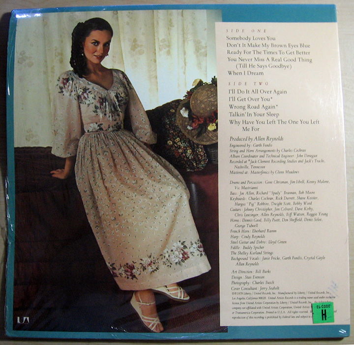 Crystal Gayle - Classic Crystal 1979 NM Vinyl LP United... 2