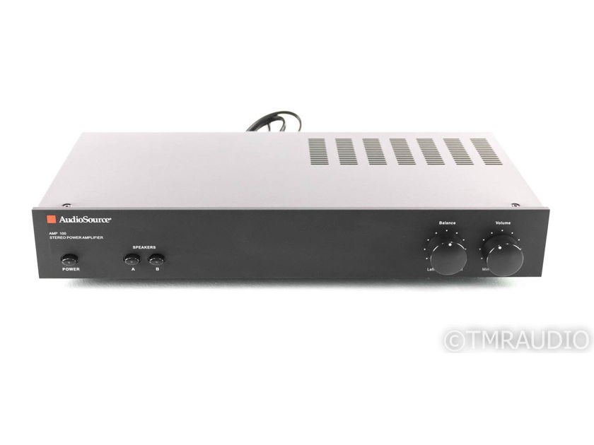 AudioSource AMP 100 Stereo / Mono Power Amplifier; AMP100; Black (26259)