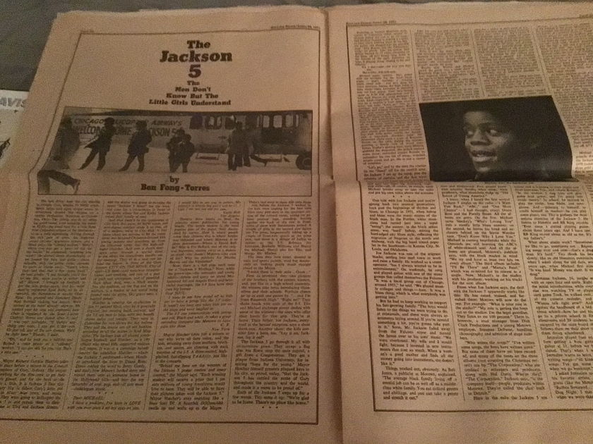 Michael Jackson  Rolling Stone Magazine No. 81 April 29,1971