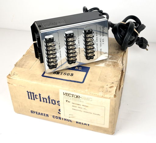 Mcintosh SCR 2 Speaker Control Relay w/ Org. Box