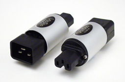 VooDoo  Premium Silver 20 amp to 15 amp IEC Adapter