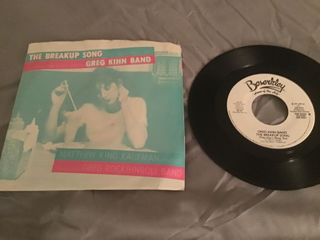 Greg Kihn Band Promo Mono/Stereo 45 With Picture Sleeve...