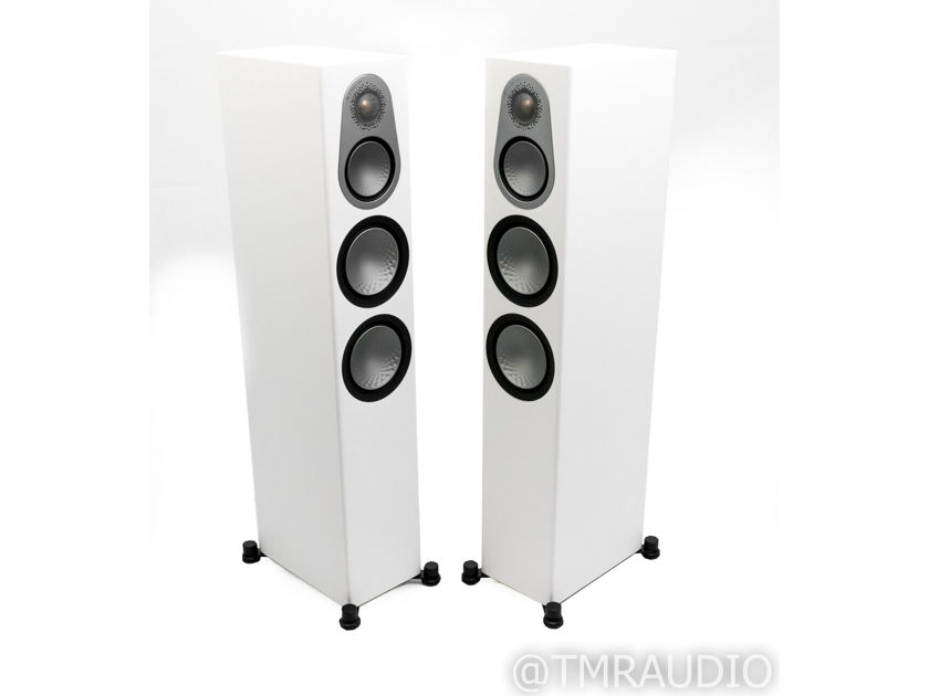 Monitor Audio Silver 300 Floorstanding Speakers; Satin White Pair (23718)