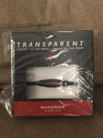 Transparent Audio MusicWave Speaker Cable Gen5, 15' pair