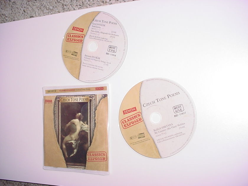 DENON Classics Exposed double cd set Czech Tone Poems COZ-17017-18