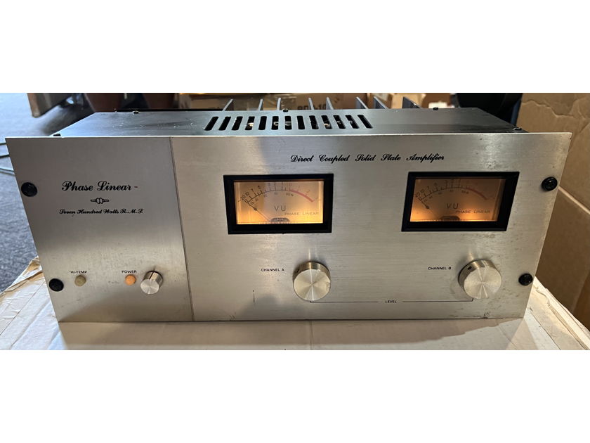 Phase Linear 700 Power Amplifier (350W/2 CH) ;  FULLY SERVICED, DIALED IN & READY TO USE