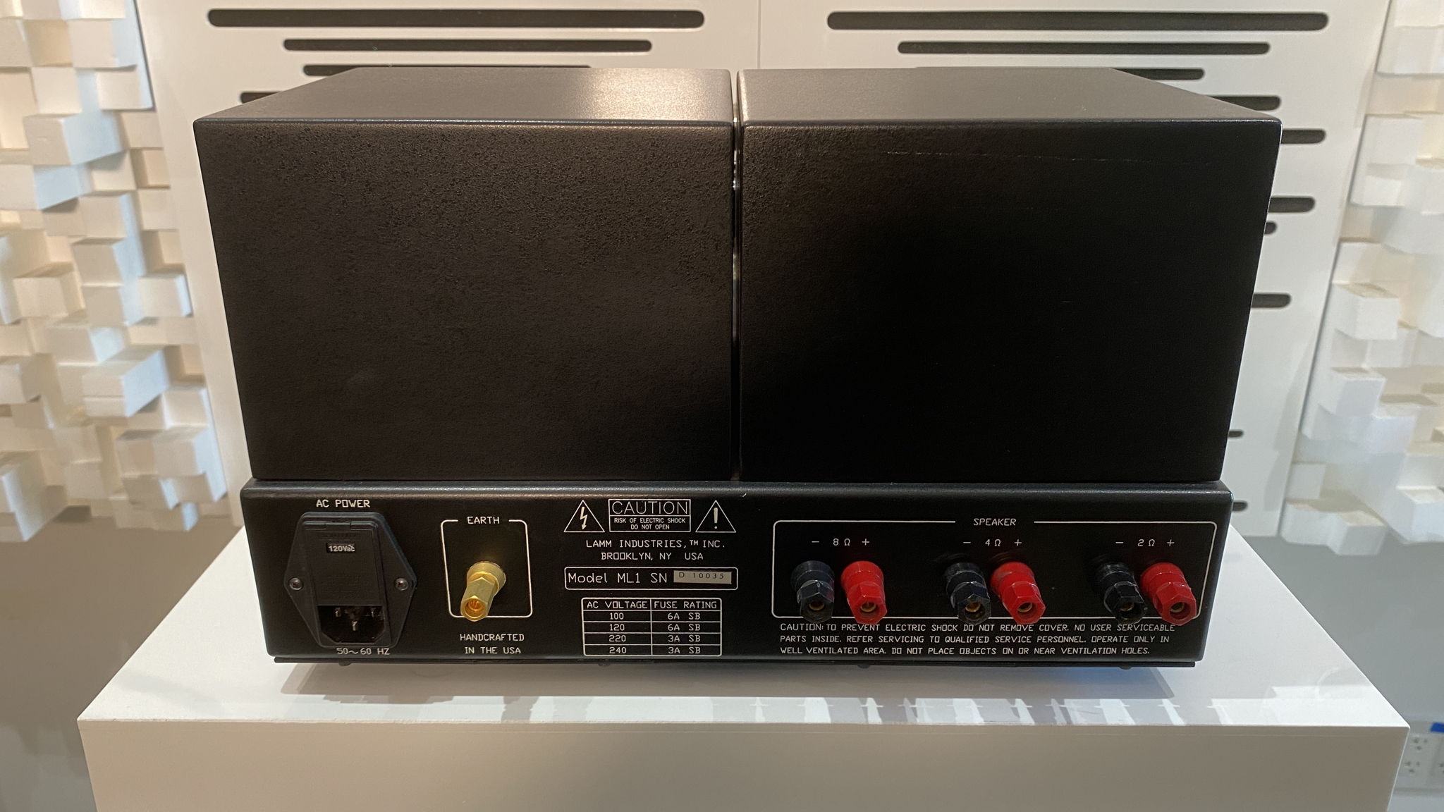 LAMM ML1 MONOBLOCK POWER AMPLIFIERS - NEW PRICE 5