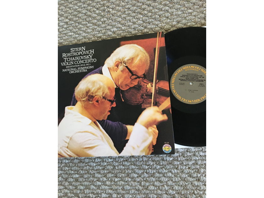 Stern Rostropovich Tchaikovsky violin concerto  Meditation op42 no1 National symphony Lp record