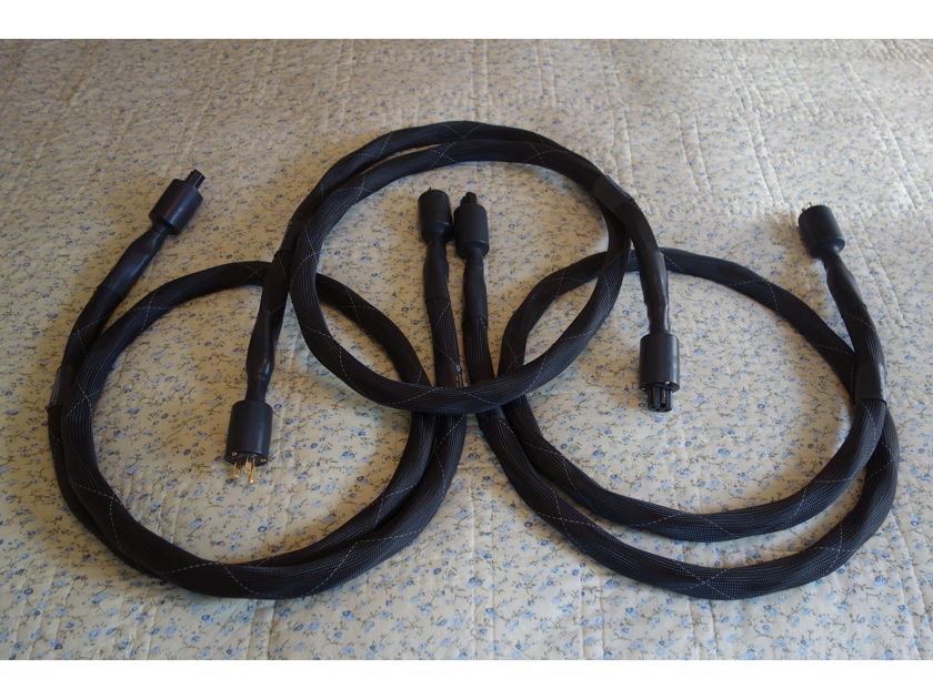 Kubala Sosna Realization 2.0 Meter Power cords (3) Selling as a SET