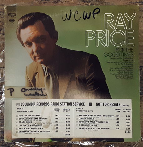 Ray Price - For The Good Times 1970 NM- Radio Station P...