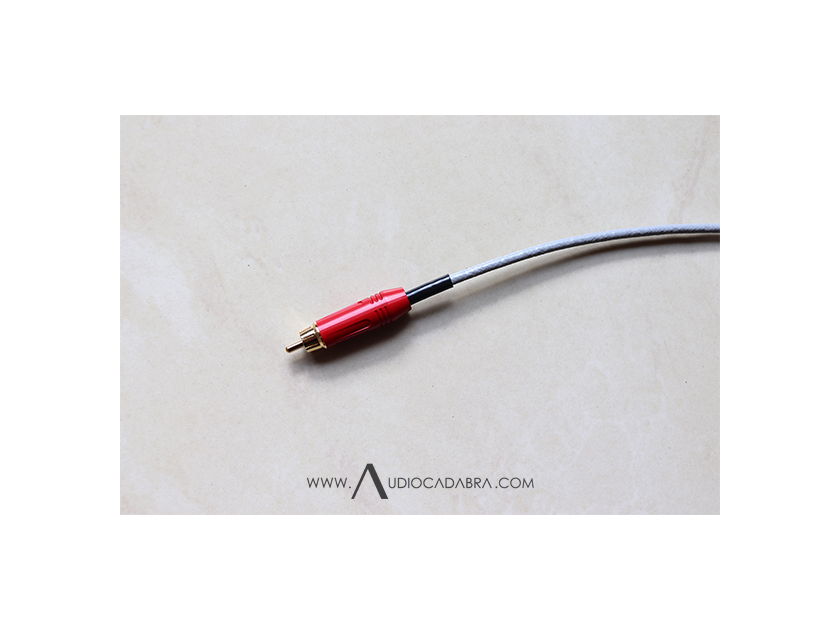 Audiocadabra Xtrimus4™ Solid-Silver SuperQuiet™ Coaxial Cables