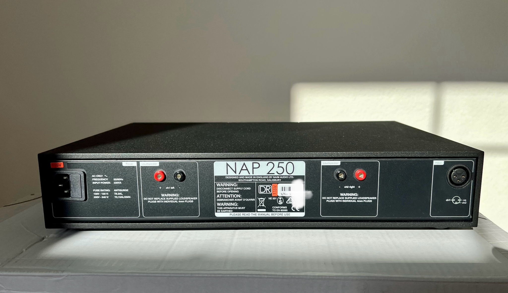 Naim NAP 250 DR amplifier with 5 months warranty left 8