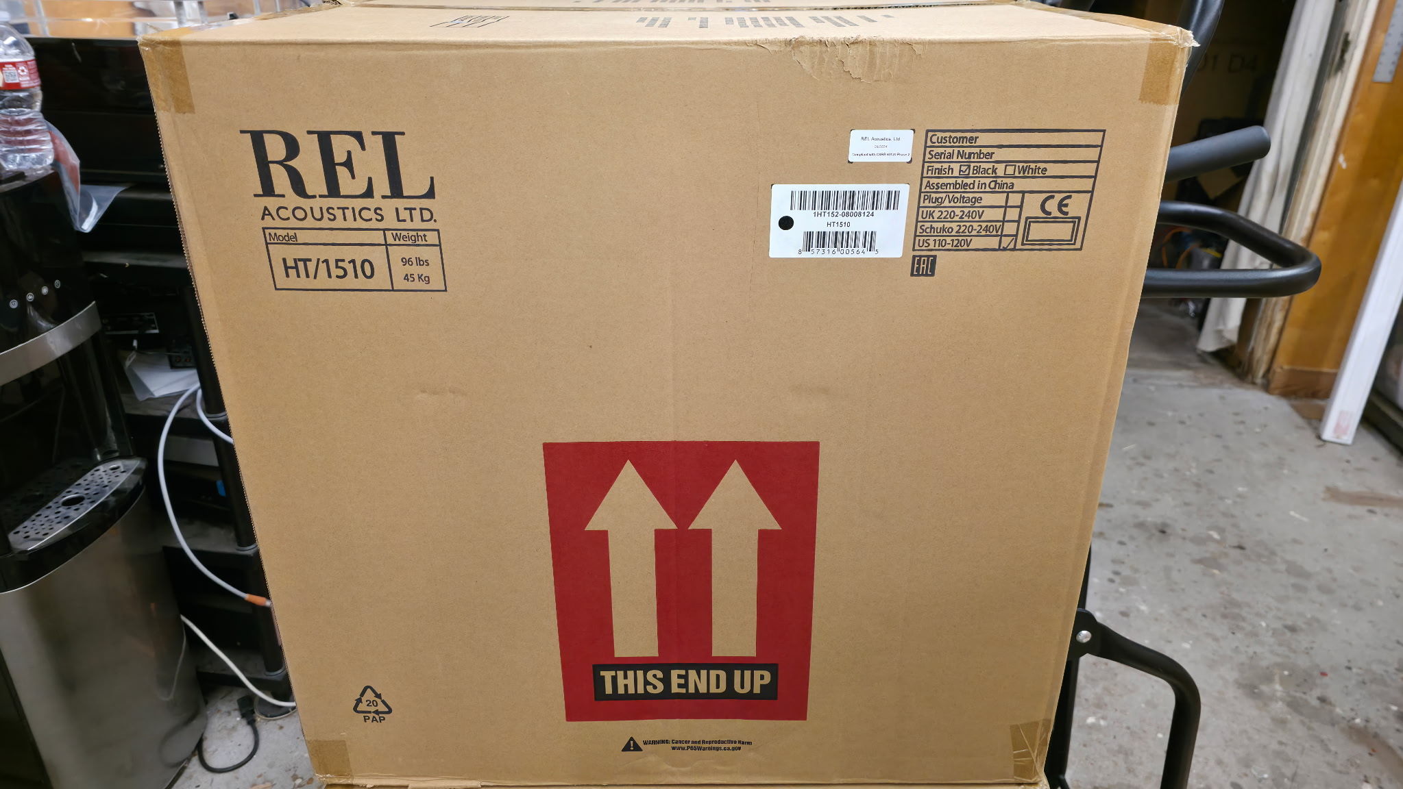 REL Acoustics HT/1510 Subwoofer 15 Inch in Black EXCELLENT 10