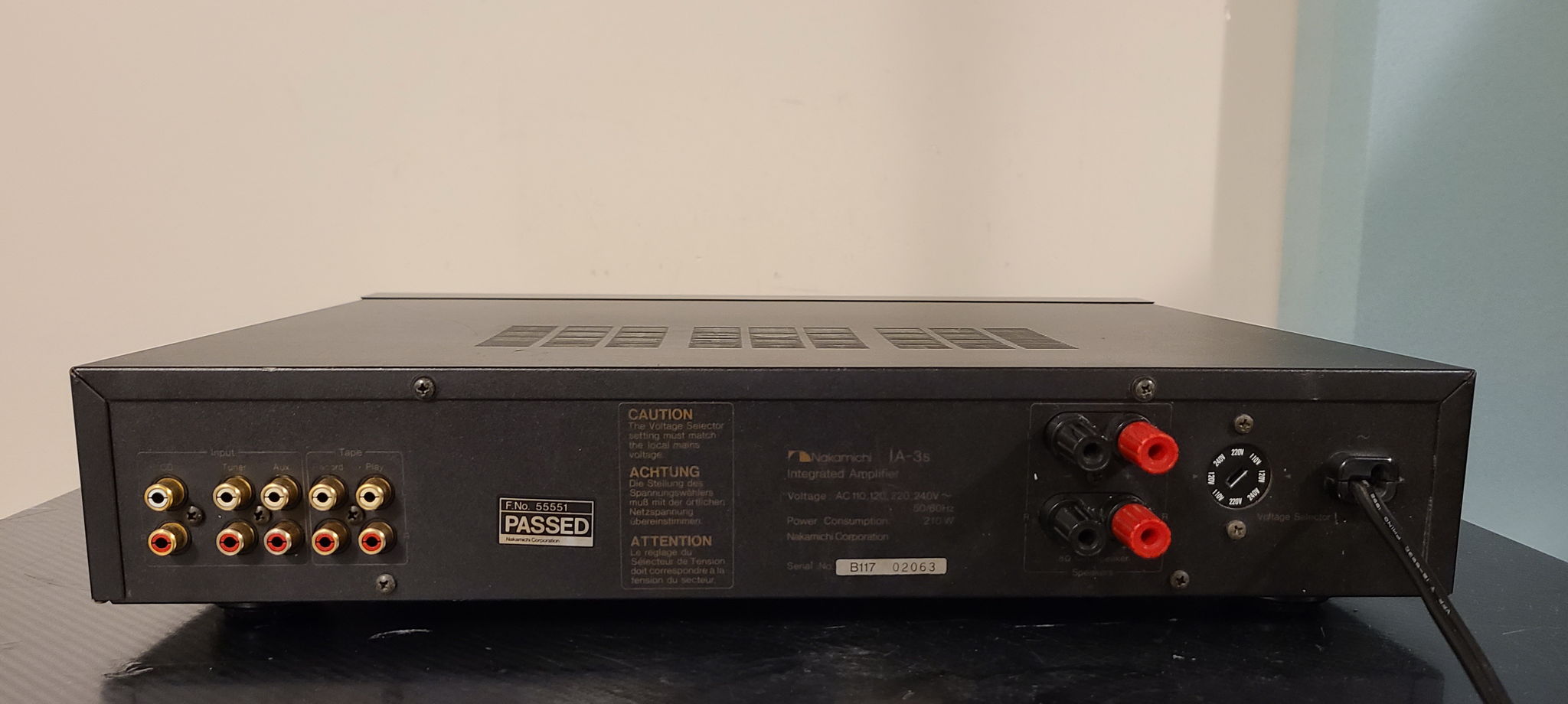 Nakamichi  IA-3s Integrated Amplifier. 5