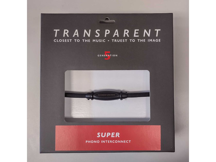 Transparent Super Phono Interconnect, 2M, GEN5