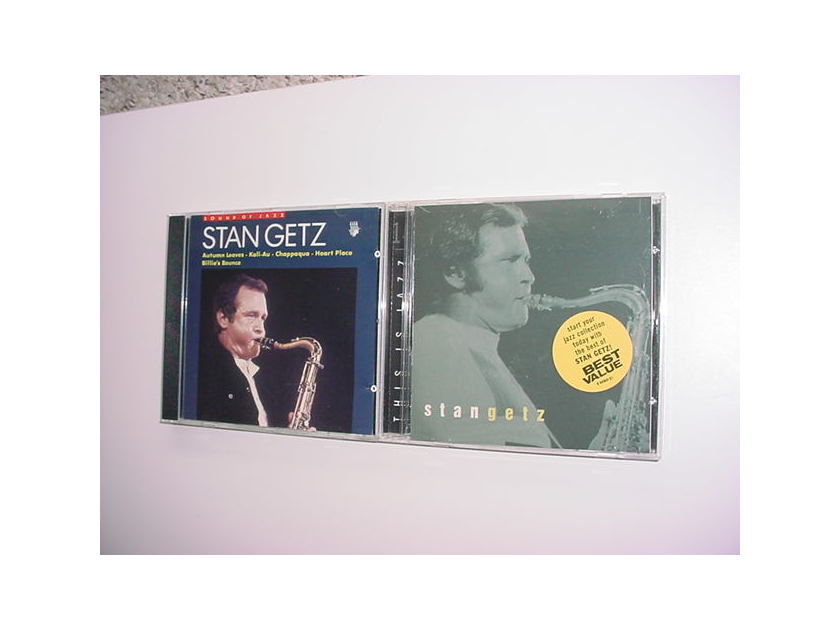 JAZZ 2 CD CD'S Stan Getz - this is jazz 14 and sound of jazz