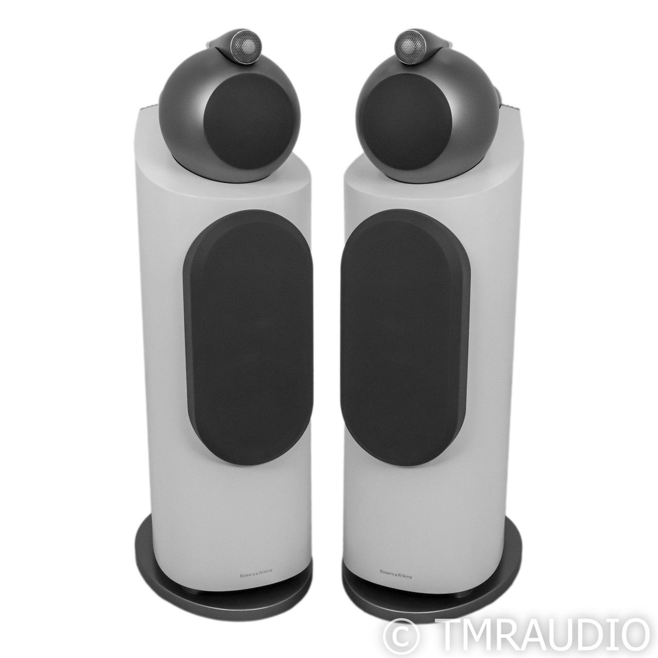 B&W 802 D3 Floorstanding Speakers; White Pair (65497) 2