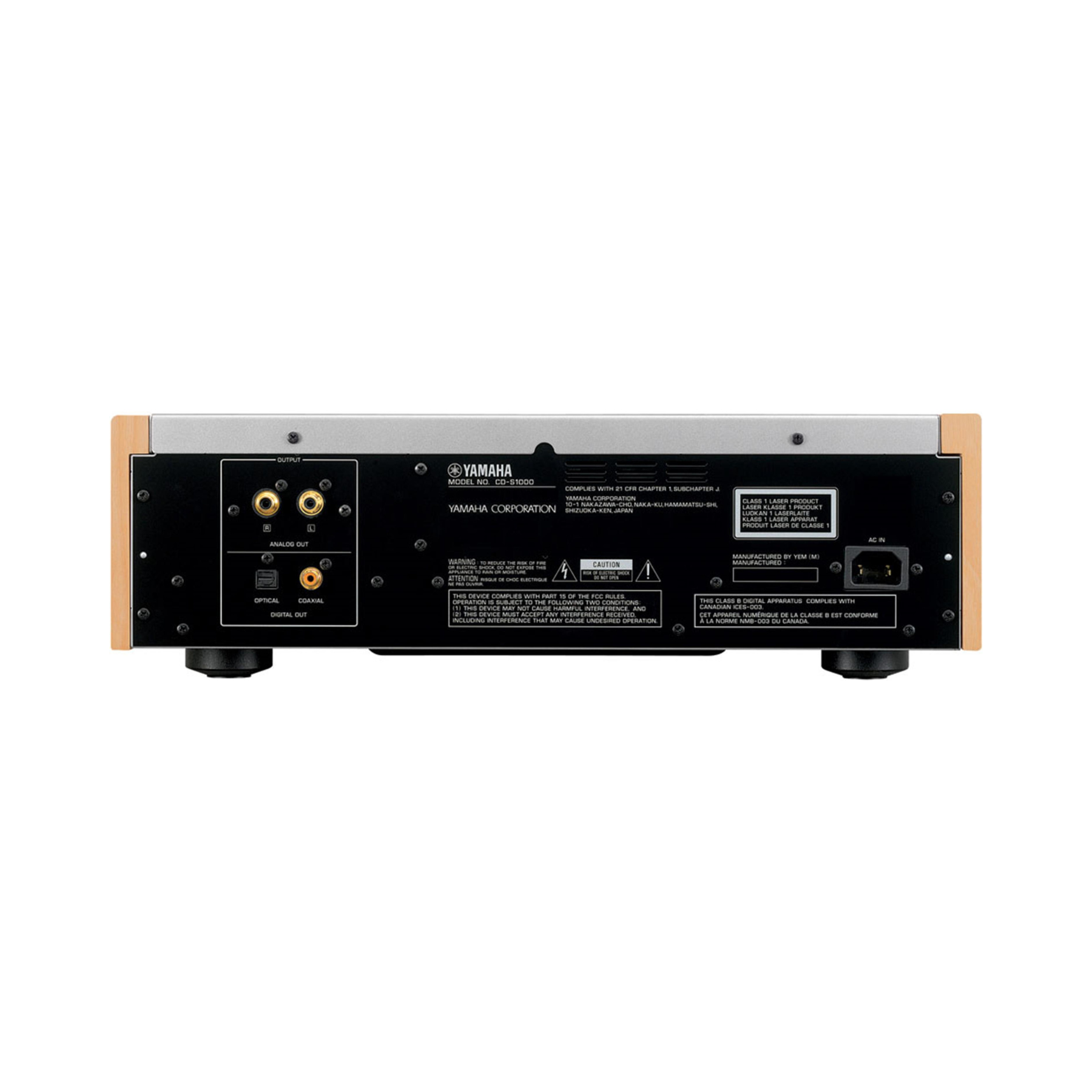 Yamaha CD-S1000 Natural Sound Super Audio CD Player (Bl... 3