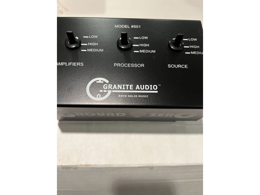 Granite Audio Ground Zero 501 Grounding Sy... For Sale | Audiogon