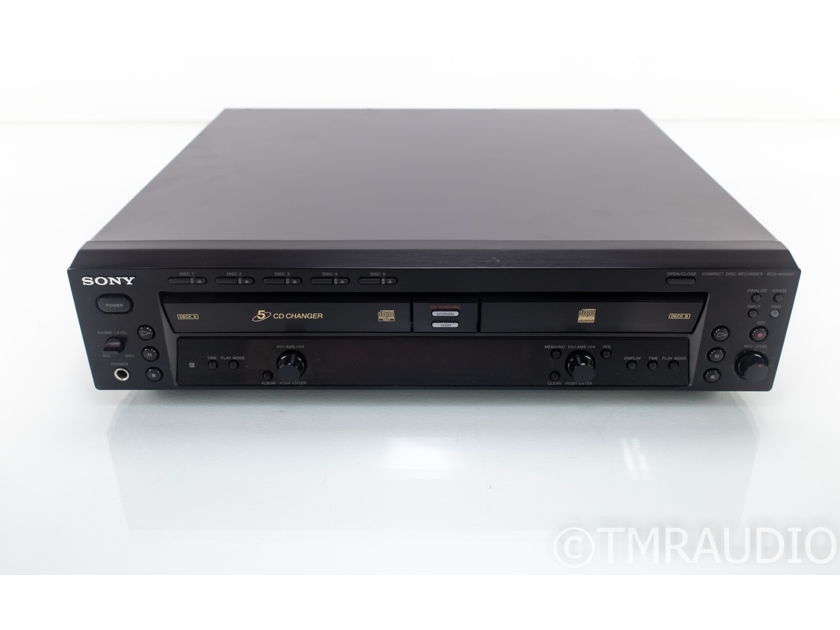 Sony RCD-W500C CD Player / Recorder; RCDW500C (18592)