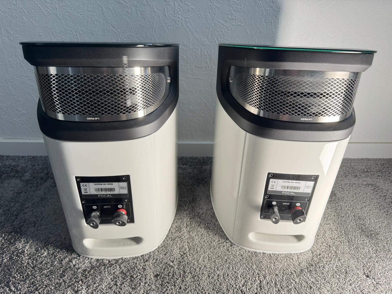 Focal Sopra 1 speakers in white from 2024 9