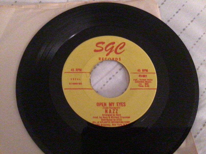 The Nazz SCG Records 45  Hello It’s Me/Open My Eyes