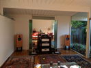 Living room system with Audio Note UK AN/E Spe HE in olive wood