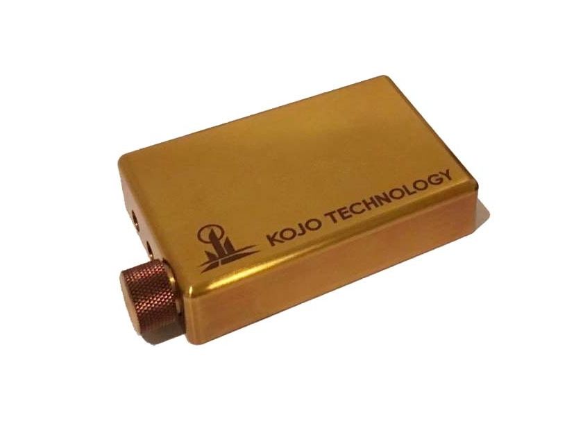 Kojo Technology KM01 Fire Gold Portable Headphone Amplifier; Battery Powered (New) (35593)