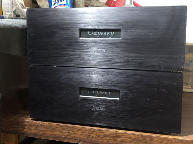 Odyssey Audio Stratos Monoblock amplifiers in orig boxe...