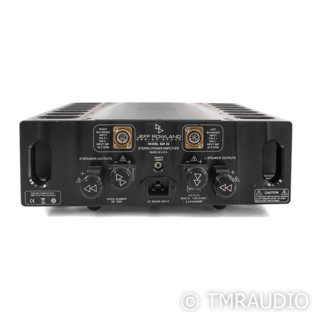 Jeff Rowland Design Model 625 S2 Stereo Power Amplif (6... 5
