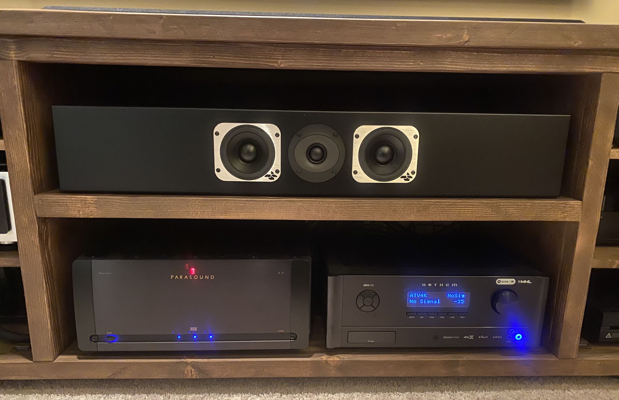Center of AV unit