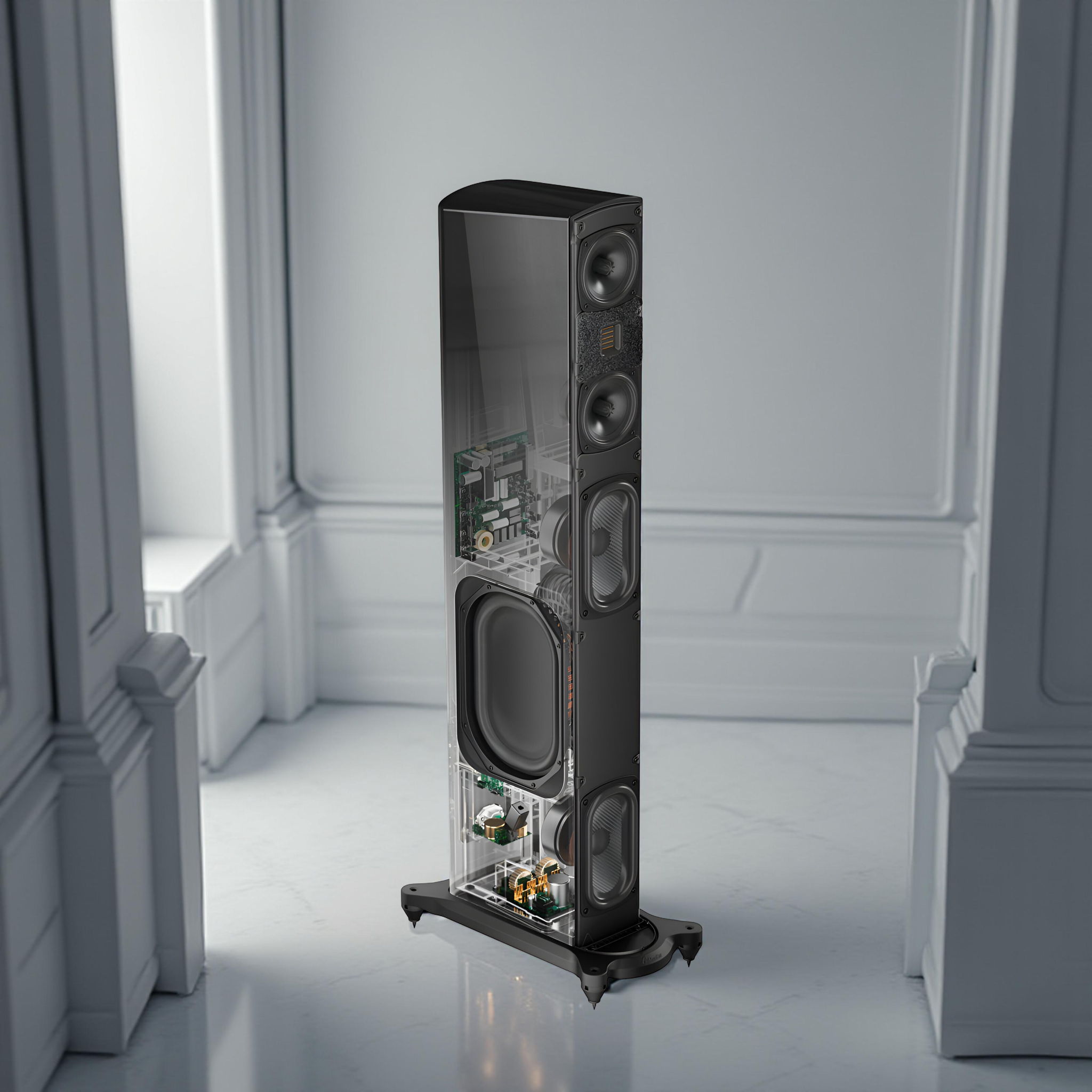 GoldenEar T66 Full-Range Tower Speaker with Built-In Su... 4