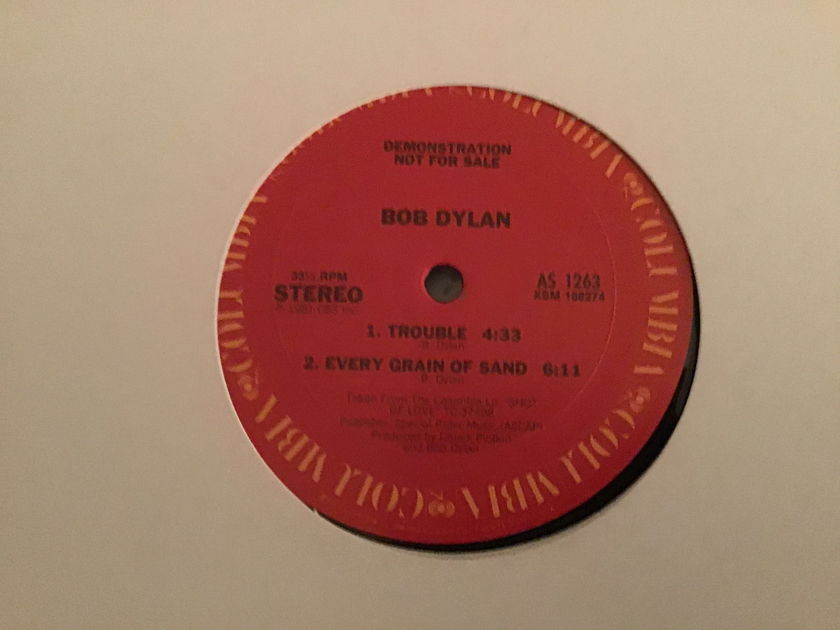 Bob Dylan Promo 12 Inch EP  Shot Of Love + 3 Tracks
