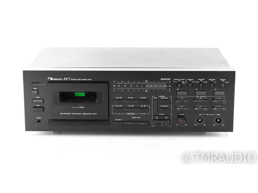 Nakamichi ZX-7 Vintage Cassette Deck; Tape Recorder; AS-IS (Doesn't Play Tapes) (22856)