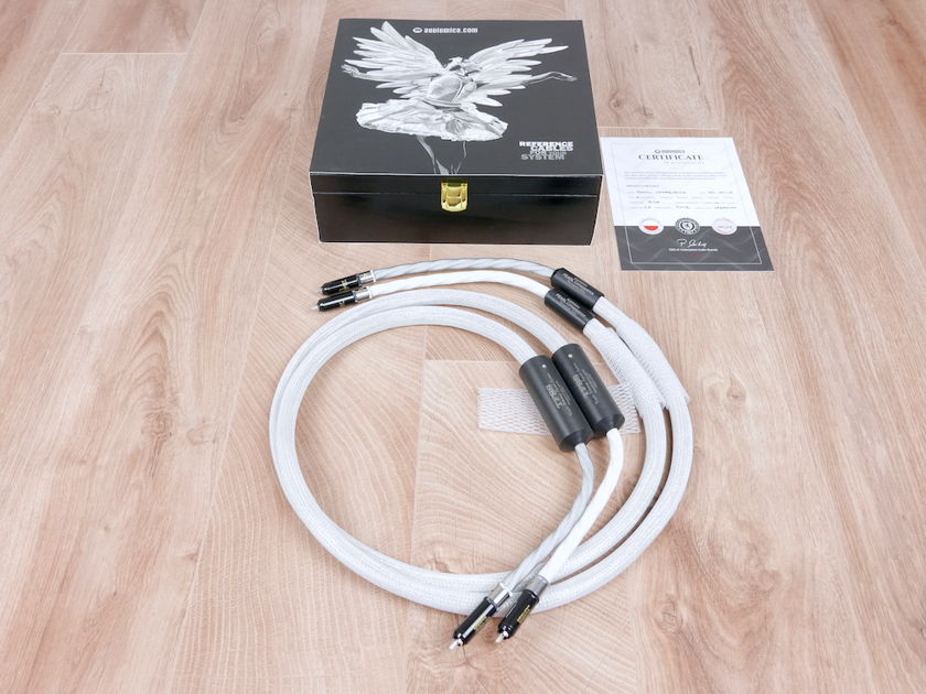 Audiomica Laboratory Consequence PEARL Luxury high end audio interconnects RCA 1,5 metre NEW