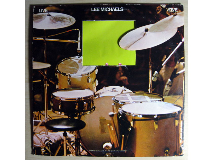 Lee Michaels - Live 1973 EX+ Double Vinyl LP A&M Records SP-3518