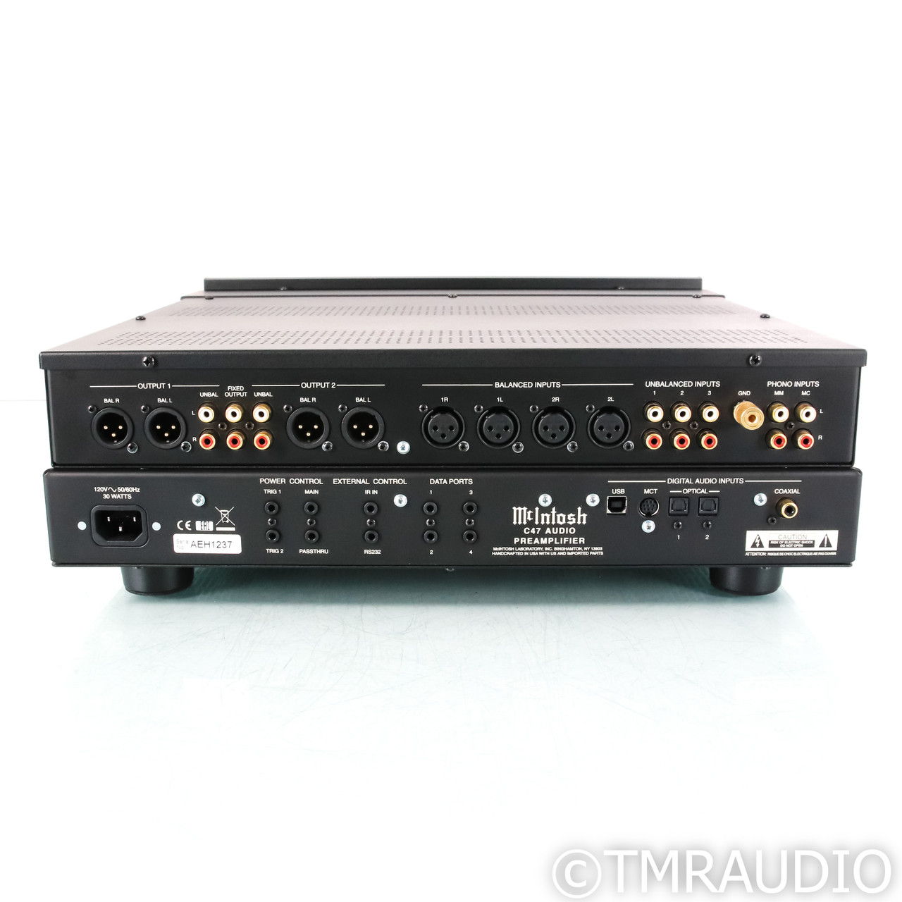 McIntosh C47 Stereo Preamplifier; MM & MC Phono (1/5) (... 5