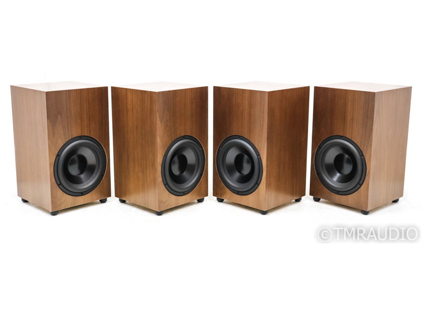 AudioKinesis The Swarm Passive Subwoofer System; Distributed Bass Array; Walnut (35221)