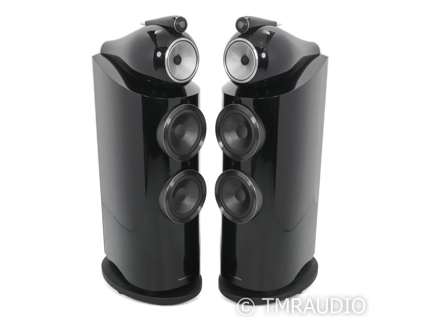 B&W 802 D3 Floorstanding Speakers; High Gloss Pair ( (58002)
