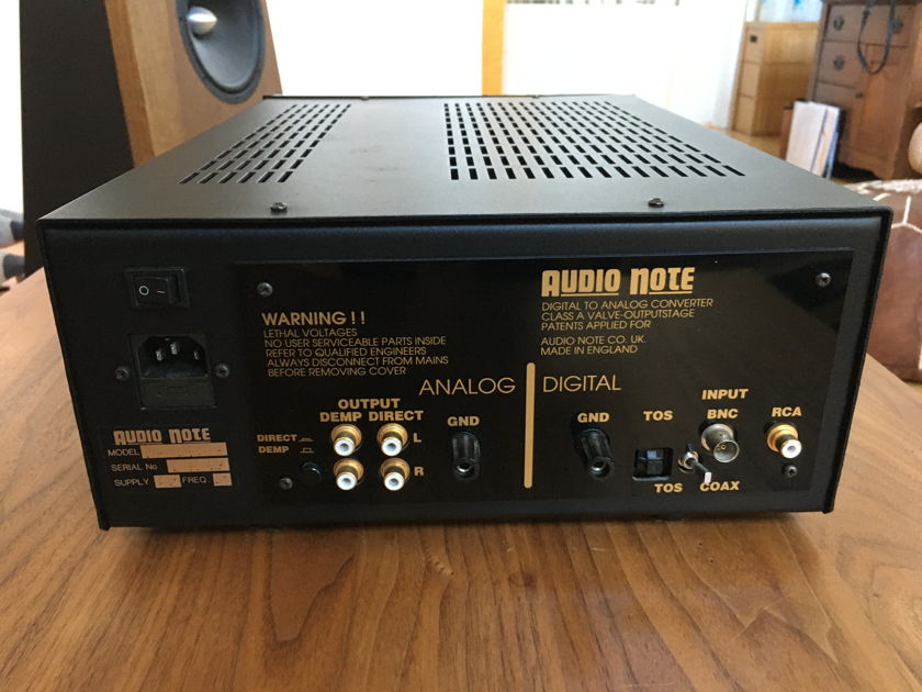 Audio Note UK DAC 4 Signature Price Reduced!