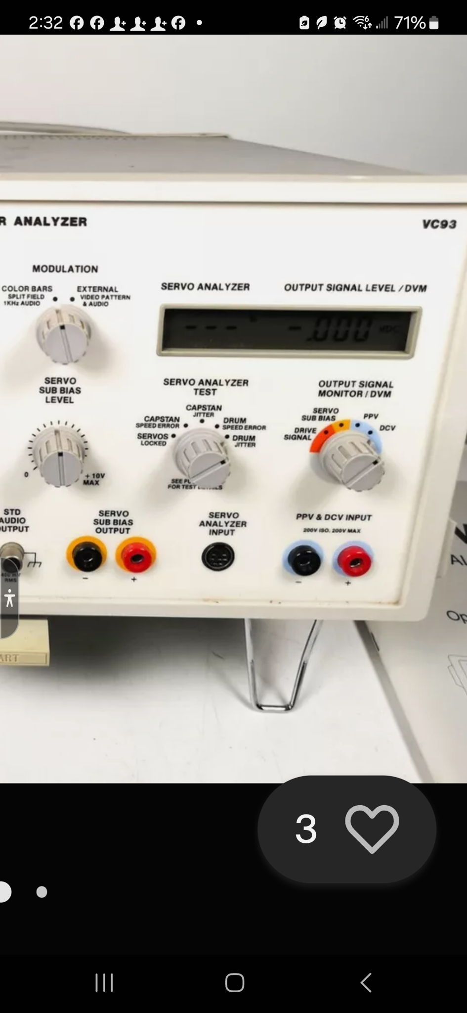 SECORE VC93 All Format VCR Analyzer TEST EQUIPMENT Flaw... 10