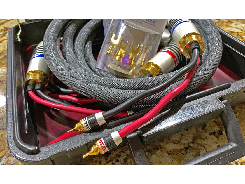 MONSTER M2.2S - 8 feet set of M Series Loudspeaker Cables with spades! (NOS) BRAND NEW!