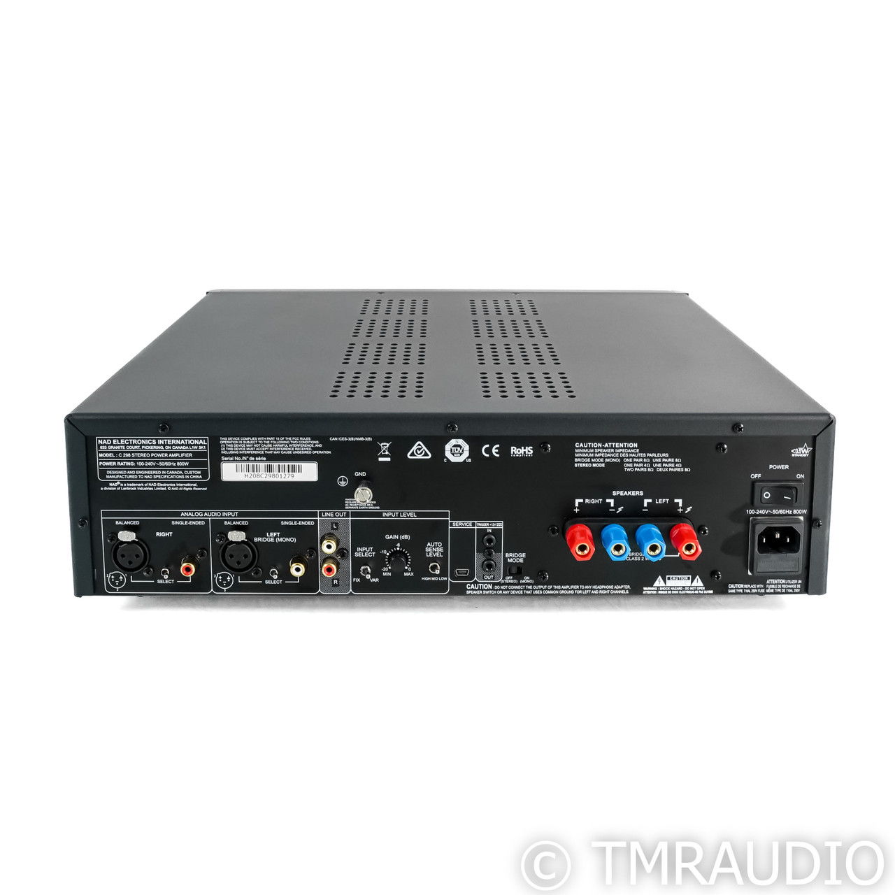 NAD Electronics C 298 Stereo Power Amplifier (65723) 5