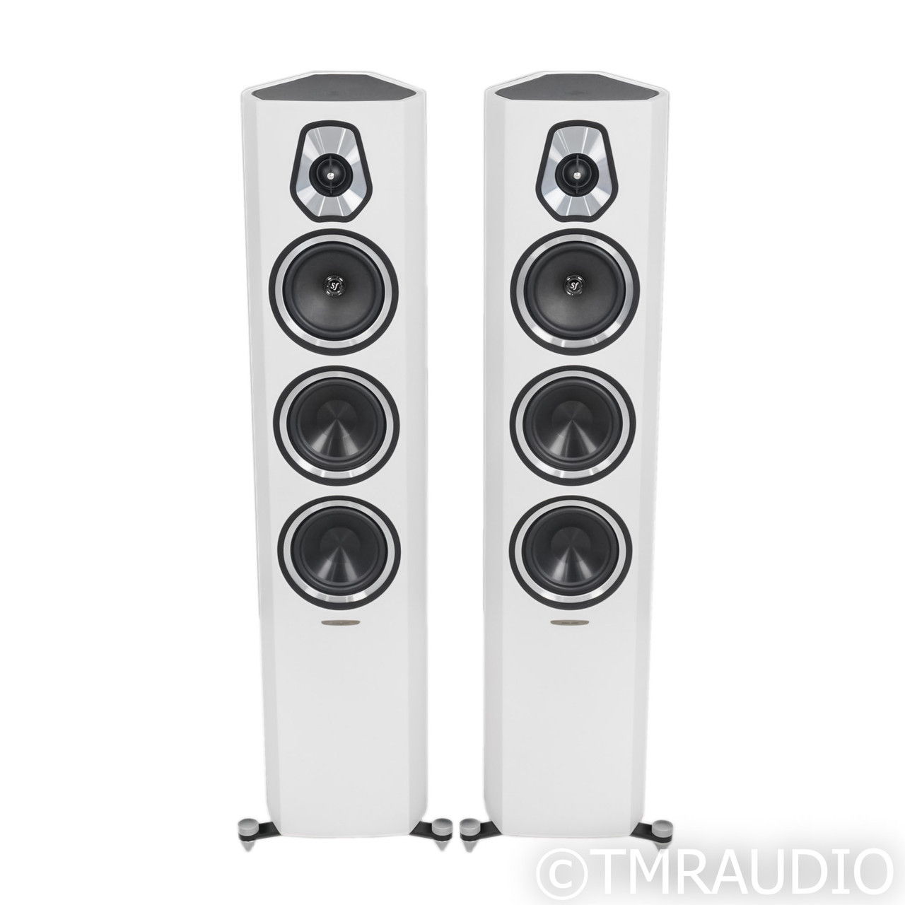 Sonus Faber Sonetto III Floorstanding Speakers; White P... 3